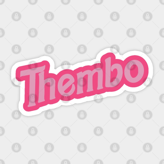 thembo Sticker by goatwang